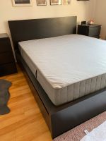 Ikea Malm Bett 160x200 schwarz inkl. 4 Bettkästen und Lattenroste Nordrhein-Westfalen - Lindlar Vorschau