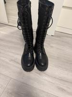 Schwarze Damen Boots Größe 38 Sachsen-Anhalt - Magdeburg Vorschau