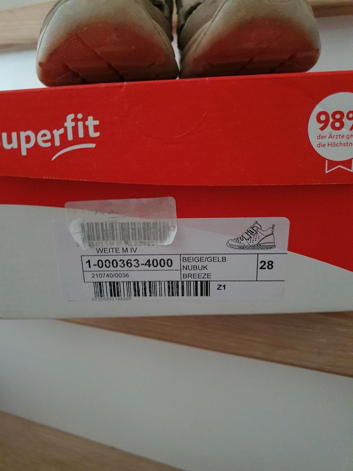 Superfit "Breeze" Halbschuhe / Sneaker, Gr. 28 in Bonn