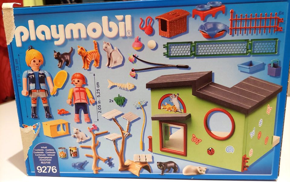 Playmobil 9276 Katzenpension und 9277 Kleintierpension incl. 9337 in Groß-Gerau