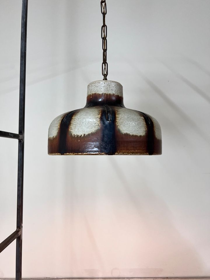 Axella Dänische Mid Century Keramiklampe aus Handarbeit Deckenlampe Esszimmerlampe Küchenlampe 60er 70er Mid Century Design Designerlampe in Berlin
