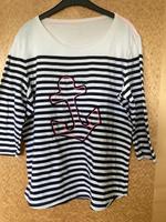 Tchibo Shirt, gestreift, 3/4 Arm, Gr. 42/44 mit Ankerdesign Bayern - Kümmersbruck Vorschau