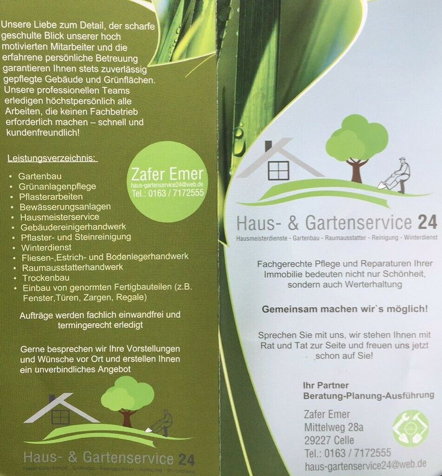 Haus & Gartenservice 24, Gartenbau, Gartenpflege,Gärtner in