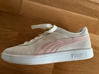 Puma Ledersneaker Creme Rosa Größe 39 / 6 wenig getragen Hessen - Offenbach Vorschau