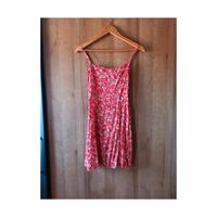 rotes Blümchen Kleid - kurz - XS Sachsen - Leubsdorf Vorschau
