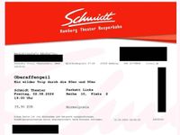 4 x Tickets für Schmidts Theater Hamburg 02.08.2024 Oberaffengeil Baden-Württemberg - Königsbronn Vorschau