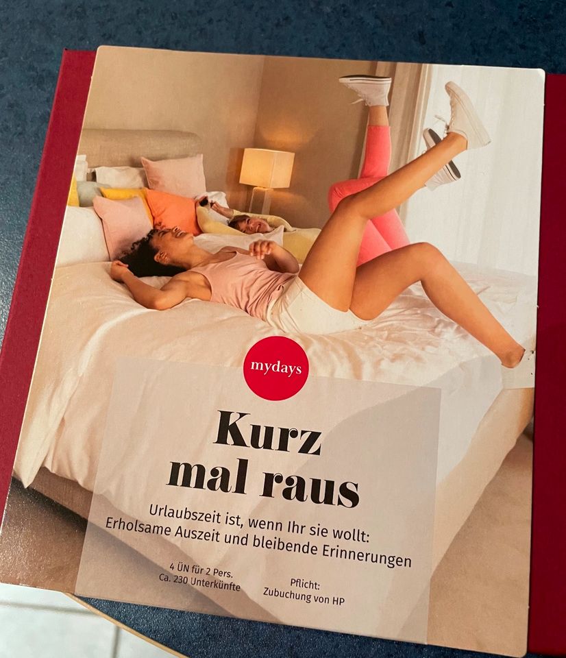 My Days Gutschein „Kurz mal raus“, Wert 69€ für 39€ zu verkaufen in Pforzheim