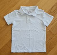 H&M Polo Shirt mit Kragen, weiß, Gr. 110/116 Sendling - Obersendling Vorschau