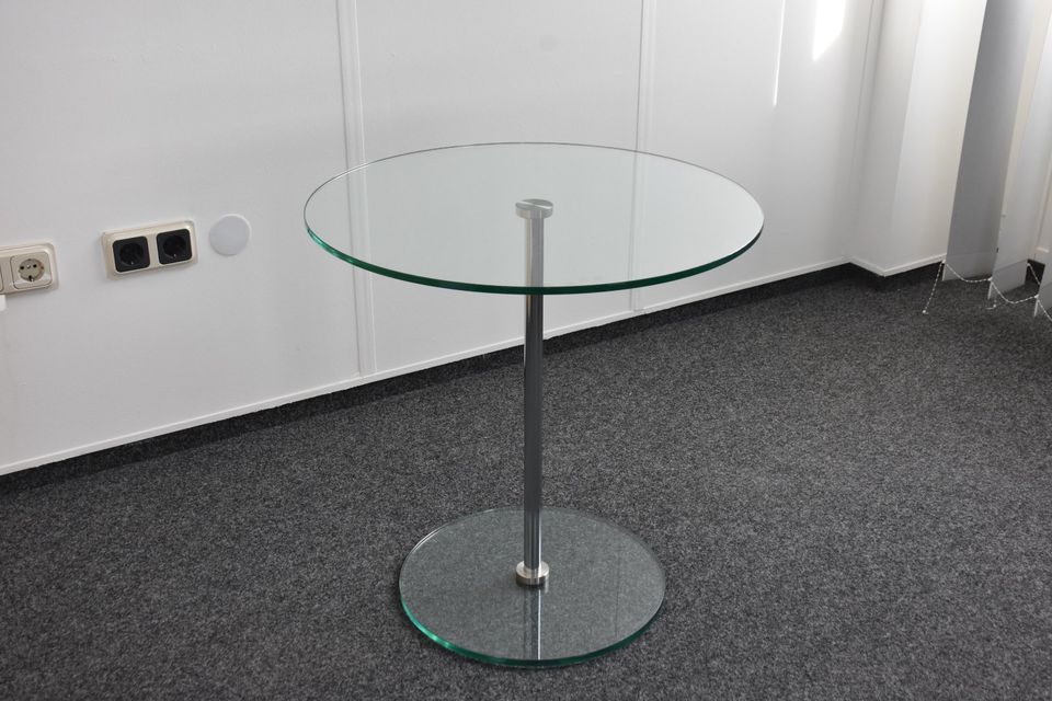 Büromöbel Glastisch rund, Ø 60 cm, Art.Nr. N2042 in Zülpich