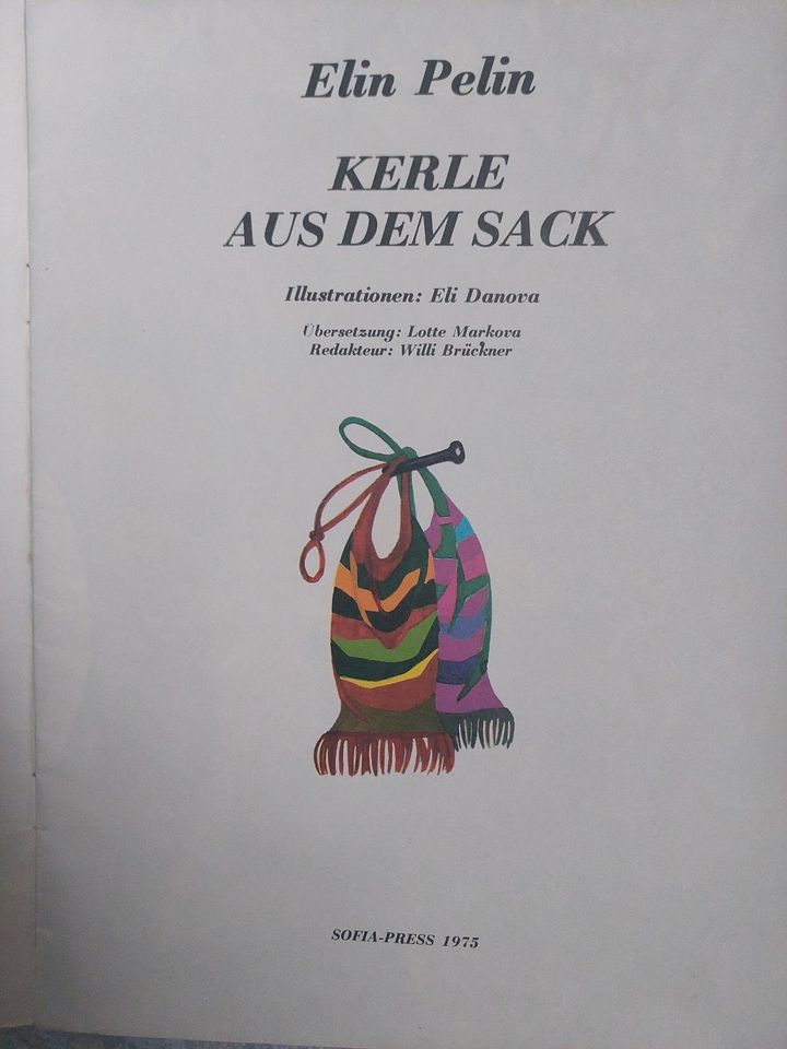 Elin Pelin Kerle aus dem Sack Kinderbuch 1975 DDR/Bulgarien in Berlin