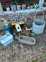 Gartendeko Deko vintage shabby Korb Dose Waage Laterne Niedersachsen - Cremlingen Vorschau