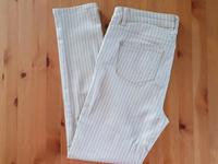 Lascana 7/8-Jeggings  Stoffhose Jeans 38 sand-weiß gestreift Bayern - Kleinwallstadt Vorschau