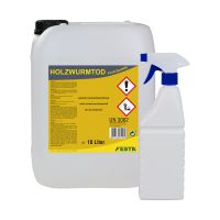 FESTA Holzwurmtod, Holzwurmex, Schädlingsbekämpfung 10 Liter + 500 ml Sprühflasche Bayern - Kitzingen Vorschau