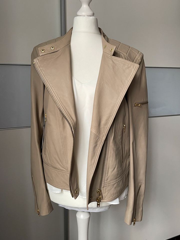 Traumhafte Closed Lederjacke Bikerjacke beige 38 40 neu in Mülheim (Ruhr)