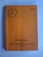 Betriebsanleitung für Mercedes-Benz Personenwagen Typ 290 Sachsen-Anhalt - Hohenmölsen Vorschau