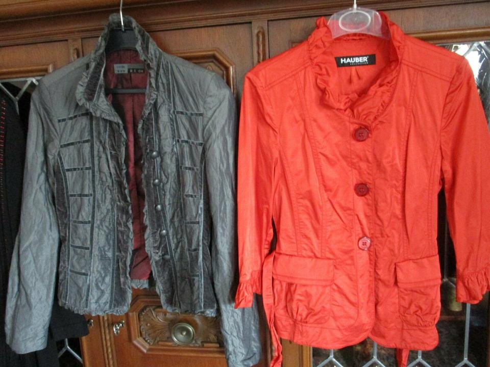 2 x Jacke exklusiv Trachtenjacken rot + grau S wenig getragen in Collenberg