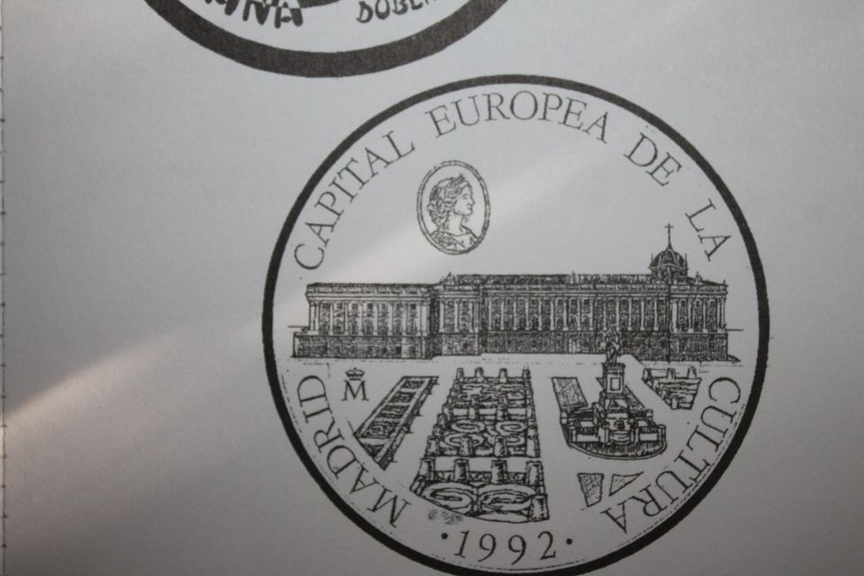 Spanien 1992 große Silbermünze Madrid Kulturhauptstadt 25 ECU in München