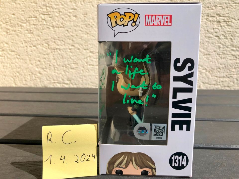 Sophia Di Martino signed Sylvie Loki #1314 Funko Pop Autogramm in Kaiserslautern