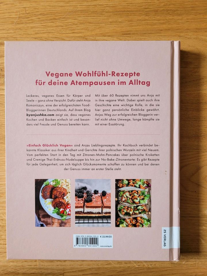 Einfach Glücklich Vegan - Anja Romaniszyn (byanpjushka) Kochbuch in München