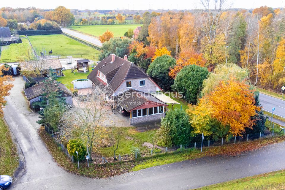 Reiteridylle in Bawinkel: Traumhaftes Landhaus mit Pferdeboxen in Bawinkel