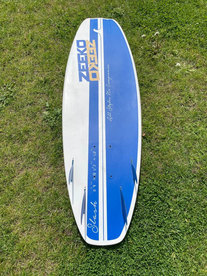 Wave Kiteboard / Waveboard zum Kiten - Zeeko Slash 5'4 (162cm) in Hamburg