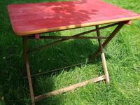 Klapptisch DDR Holz, Camping Sachsen - Lichtenau Vorschau