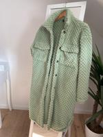 Teddy Mantel Jacke grün Hessen - Selters Vorschau