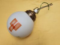 Vintage  Art Deco - Milchglas matt Spritzdecor Lampe / Kugellampe Baden-Württemberg - Heidelberg Vorschau