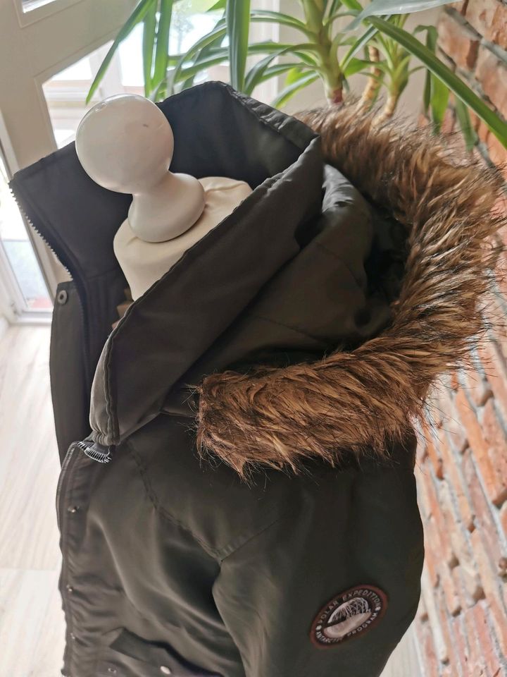 Vero Moda Winterjacke L 40 khaki parka Jacke Mantel kurzmantel bl in Kiel