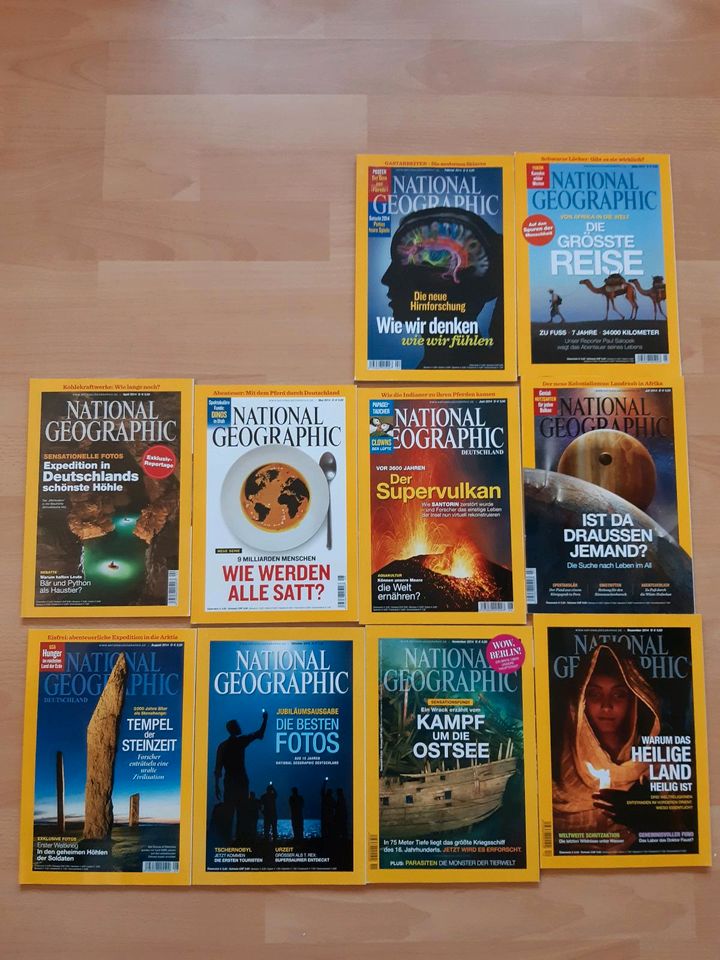 National Geographic Deutschland Hefte 2011-2017 Sammlung Konvolut in Mühltal 