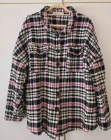 LolaLiza * Oversized Jacke * XL * Hahnentritt * rosa/schwarz Hessen - Hochheim am Main Vorschau