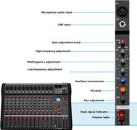 Depusheng DX12 DJ Sound Controller Interface mixer Sachsen - Seifhennersdorf Vorschau