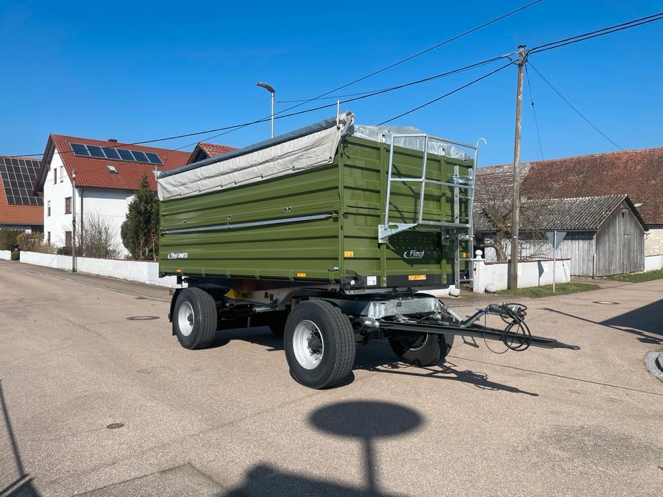 Fliegl 2 Achs 3 Seitenkipper DK 180 Kipper Anhänger Traktor in Rennertshofen