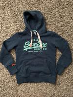 SuperDry Pullover Sweatshirt in M für Damen in blau und pink Niedersachsen - Quakenbrück Vorschau