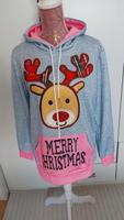Hoodie Pullover Weihnachten Print Neu Gr. S in grau Niedersachsen - Dinklage Vorschau