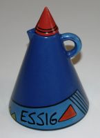 RAR !! - Essig - Kanne - Keramik - "Indigo" - von KMK - TOP-Zust. Rheinland-Pfalz - Limburgerhof Vorschau