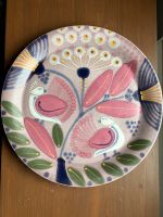 Wandteller Keramik pastellfarben Blumen/Prachtvogel Hamburg-Nord - Hamburg Langenhorn Vorschau