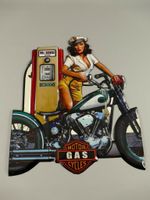 Wandschild(Gestanzt) Shell Gasoline Harley Davidson 70x60x1cm Krummhörn - Greetsiel Vorschau