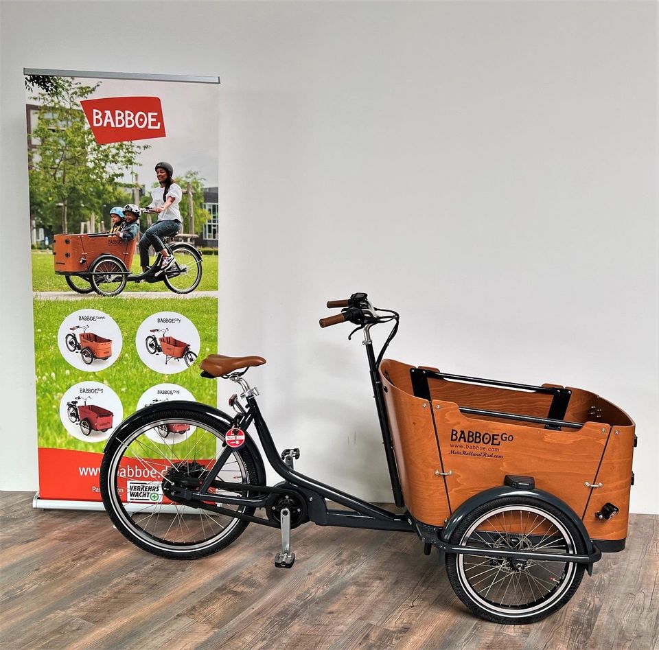 Lastenfahrrad Bakfiets E-Bike Lastenrad Neu Babboe Go Mountain in Goch