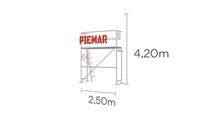 Baugerüst Gerüstbau 2,5x4,2m Gerüst 10,5 qm Stahl-Gerüst # Baden-Württemberg - Schwäbisch Hall Vorschau