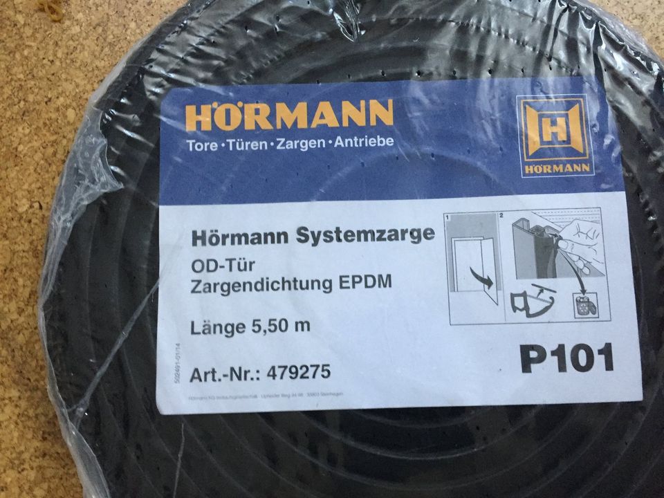 Hörmann 479275 Zargen Dichtung P101 5500mm 5,5m Stahlzargen in Merzig