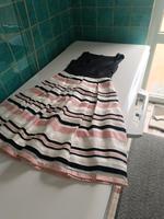 Abiturkleid Ballkleid Abschluss weiß pink schwarz Größe 38 Nordrhein-Westfalen - Hamm Vorschau