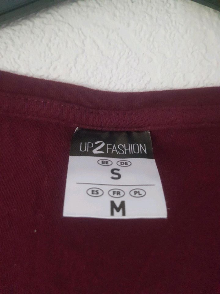 Aldi | UP2 Fashion | Basicshirts | S | Rosa & Bordeaux in Recklinghausen