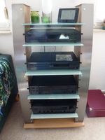 Vintage - Phono-Rack aus Holz, Metall, Glas (ohne Geräte/Deko) Rheinland-Pfalz - Ludwigshafen Vorschau