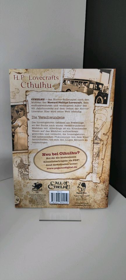 Cthulhu Promo Die Verschwundene Pen and Paper Rollenspiel in Kassel