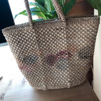 Boho Strandtasche Einkaufskorb aus Geflecht München - Schwabing-West Vorschau