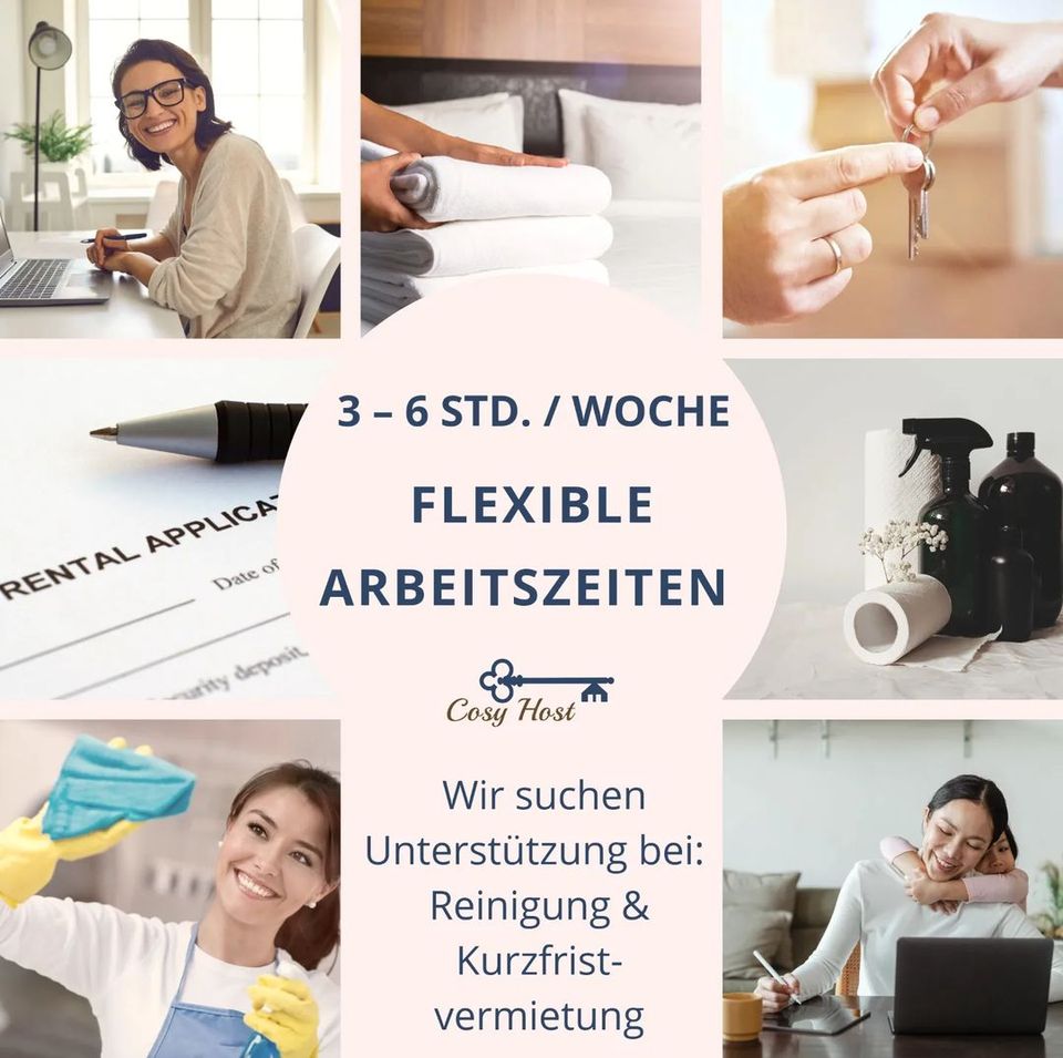 Unterstützung für Reinigung und Hosting - flexible Arbeitszeiten in Lindau