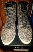 NUBBIK LINA HIGHLACE Leopard Black leather Gr.39 High Sneaker Hessen - Gründau Vorschau