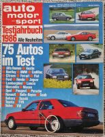 Testjahrbuch Auto Motor und Sport 1986 Nordrhein-Westfalen - Marienheide Vorschau