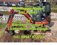 ⭐ Minibagger Mieten in Ebern und der Umgebung nur inkl. Fahrer⭐ Bayern - Ebern Vorschau